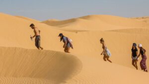 Vous rêvez d'une aventure inoubliable dans les étendues infinies du Sahara tunisien ? Vous êtes au bon endroit ! Notre entreprise vous propose une excursion unique pour explorer les merveilles de ce désert mythique. Plongez-vous dans une expérience hors du commun et laissez-vous séduire par la beauté sauvage et majestueuse du Sahara. Explorer les paysages à couper le souffle Lors de notre excursion Sahara en Tunisie, vous aurez l'opportunité de découvrir des paysages à couper le souffle. Des dunes de sable doré s'étendent à perte de vue, offrant un spectacle époustouflant au lever et au coucher du soleil. Vous serez émerveillé par la beauté brute et la tranquillité qui règnent dans cet environnement désertique. Rencontrer les habitants nomades Une des expériences les plus enrichissantes de notre excursion est la rencontre avec les habitants nomades du Sahara. Vous aurez l'occasion de découvrir leur mode de vie traditionnel, leur culture fascinante et leurs coutumes ancestrales. C'est une expérience authentique et enrichissante qui vous permettra de mieux comprendre la vie dans le désert. Déguster une cuisine savoureuse Lors de votre excursion, vous aurez également l'occasion de déguster une cuisine savoureuse et authentique préparée par nos guides locaux. Vous pourrez goûter à des plats traditionnels tunisiens préparés avec des ingrédients frais et locaux. C'est une expérience gastronomique à ne pas manquer ! Profiter d'activités passionnantes Outre l'exploration des paysages et la rencontre avec les habitants, notre excursion Sahara en Tunisie offre également une multitude d'activités passionnantes. Que vous soyez amateur de trekking, de balades à dos de chameau ou de soirées sous les étoiles, vous trouverez votre bonheur lors de cette aventure inoubliable. Réserver dès maintenant votre excursion Sahara en Tunisie Ne manquez pas l'opportunité de vivre une expérience inoubliable au cœur du Sahara tunisien. Réservez dès maintenant votre excursion avec notre entreprise et préparez-vous à vivre des moments magiques et inoubliables dans l'un des déserts les plus spectaculaires au monde. Laissez-vous transporter par la beauté sauvage et la grandeur du Sahara et créez des souvenirs qui resteront gravés dans votre mémoire pour toujours.